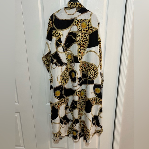 Woman Nightgown Printed Multicolor Large 100% Polyester - Picture 2 of 4